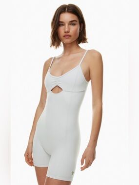 BNWT golden Aritzia butter upbeat chrome cutout romper